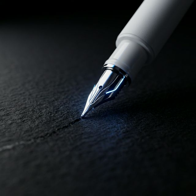 Detalhe Macro da Pena